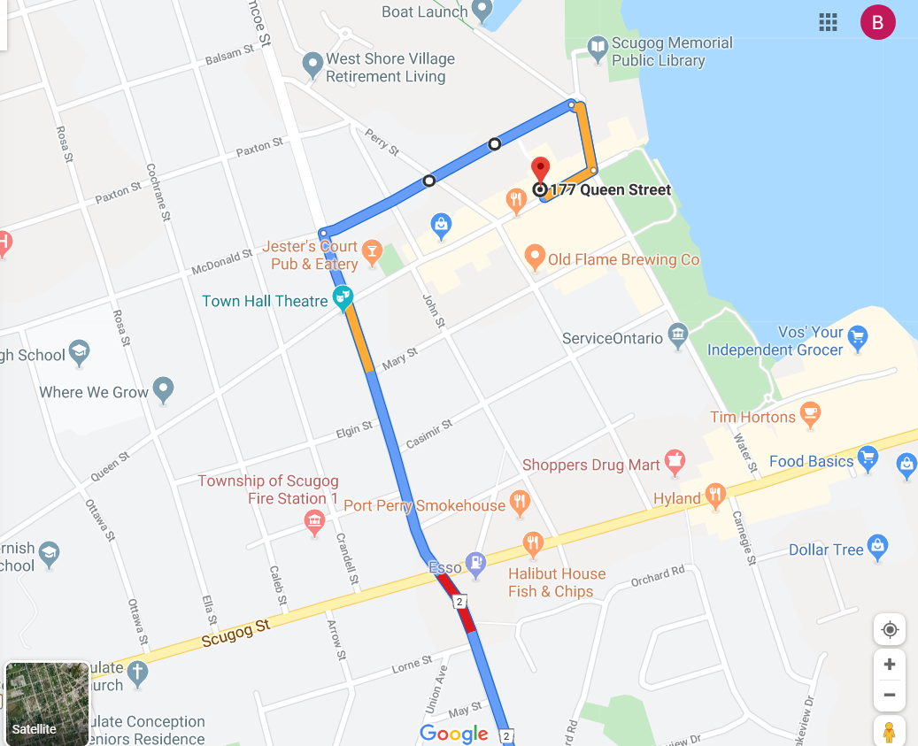 Port Perry Ontario Map Port Perry Ontario Map